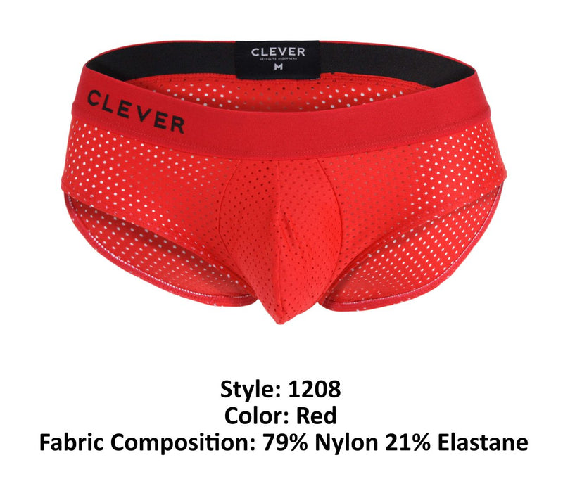 Clever 1208 Euphoria Briefs Color Red