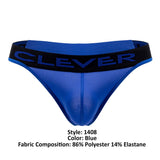 Clever 1408 Wood Thongs Color Blue