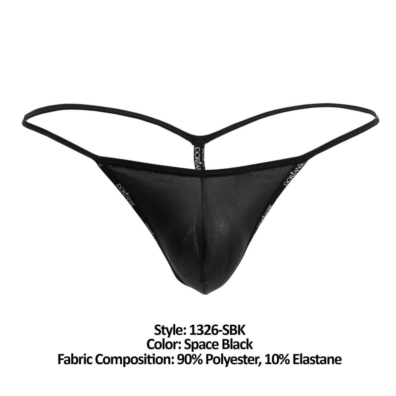 Doreanse 1326-SBK Flashy G-String Color Space Black