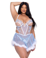 LI630 - Snow Queen Babydoll 2-Piece Set