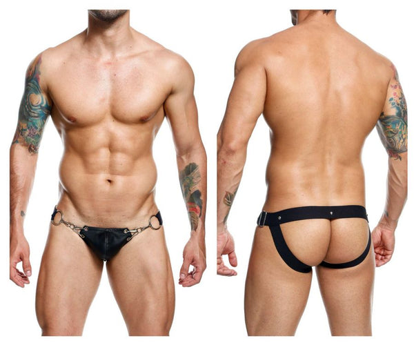 MaleBasics DMBL03 DNGEON Snap Jockstrap Color Black