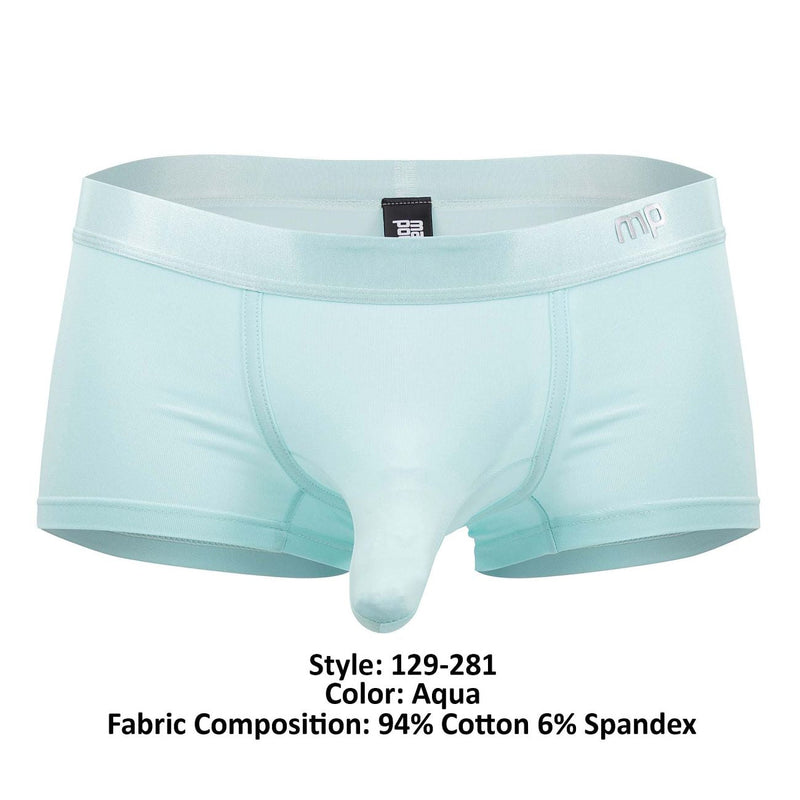 Male Power 129-281 Easy Breezy Mini Short with Sleeve Color Aqua