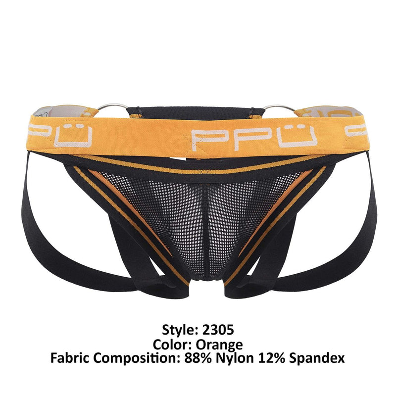 PPU 2305 Mesh Jockstrap Color Orange