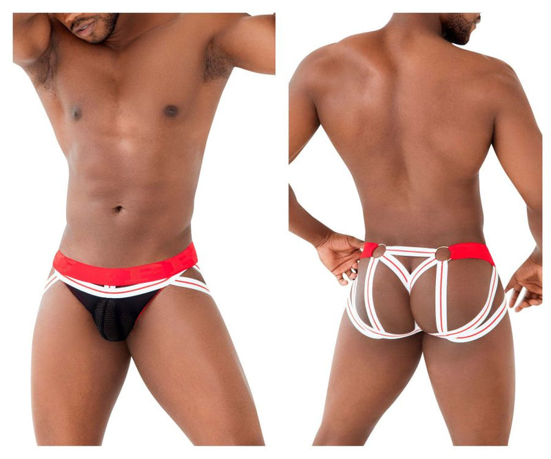 PPU 2305 Mesh Jockstrap Color Red