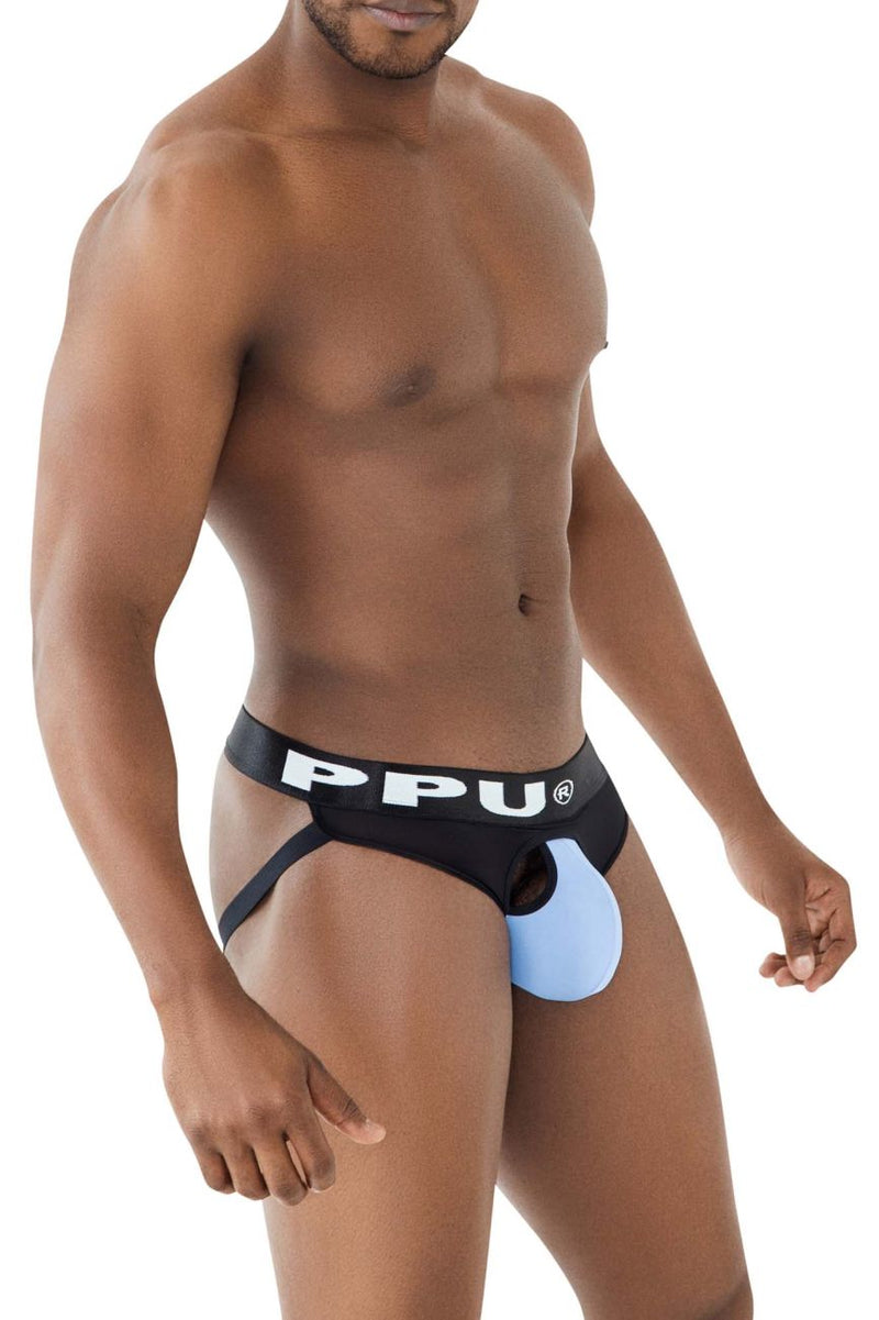 PPU 2307 Ball Lifter Jockstrap Color Blue