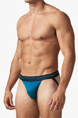 Papi UMPA108 2PK Microflex Performance Jockstrap Color Blue-Printed