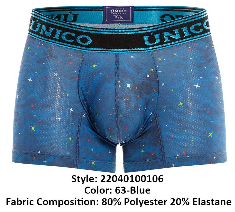 Unico 22040100106 Aloe Trunks Color 63-Blue