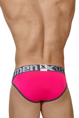 Xtremen 91053-3 3PK Briefs Color Fuchsia-Green-Fuchsia