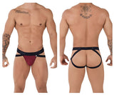 Xtremen 91085 Microfiber Jacquard Jockstrap Color Red