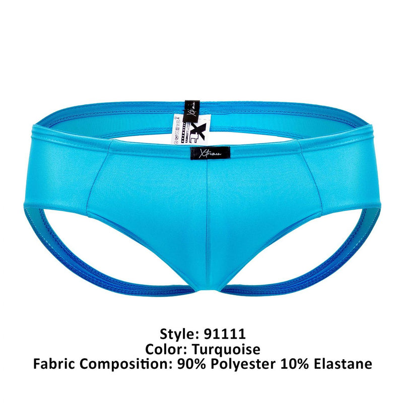 Xtremen 91111 Super Shine Jockstrap Color Turquoise