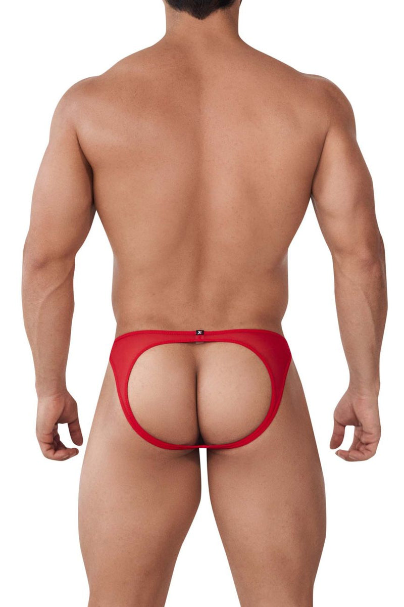 Xtremen 91153 Tulle mesh Jockstrap Color Red